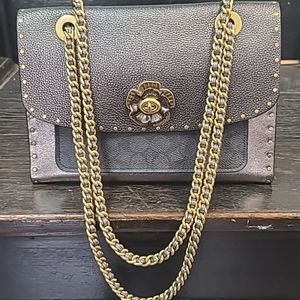 Rare Coach Signature Parker Handbag